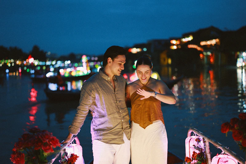 Serene water during golden hour