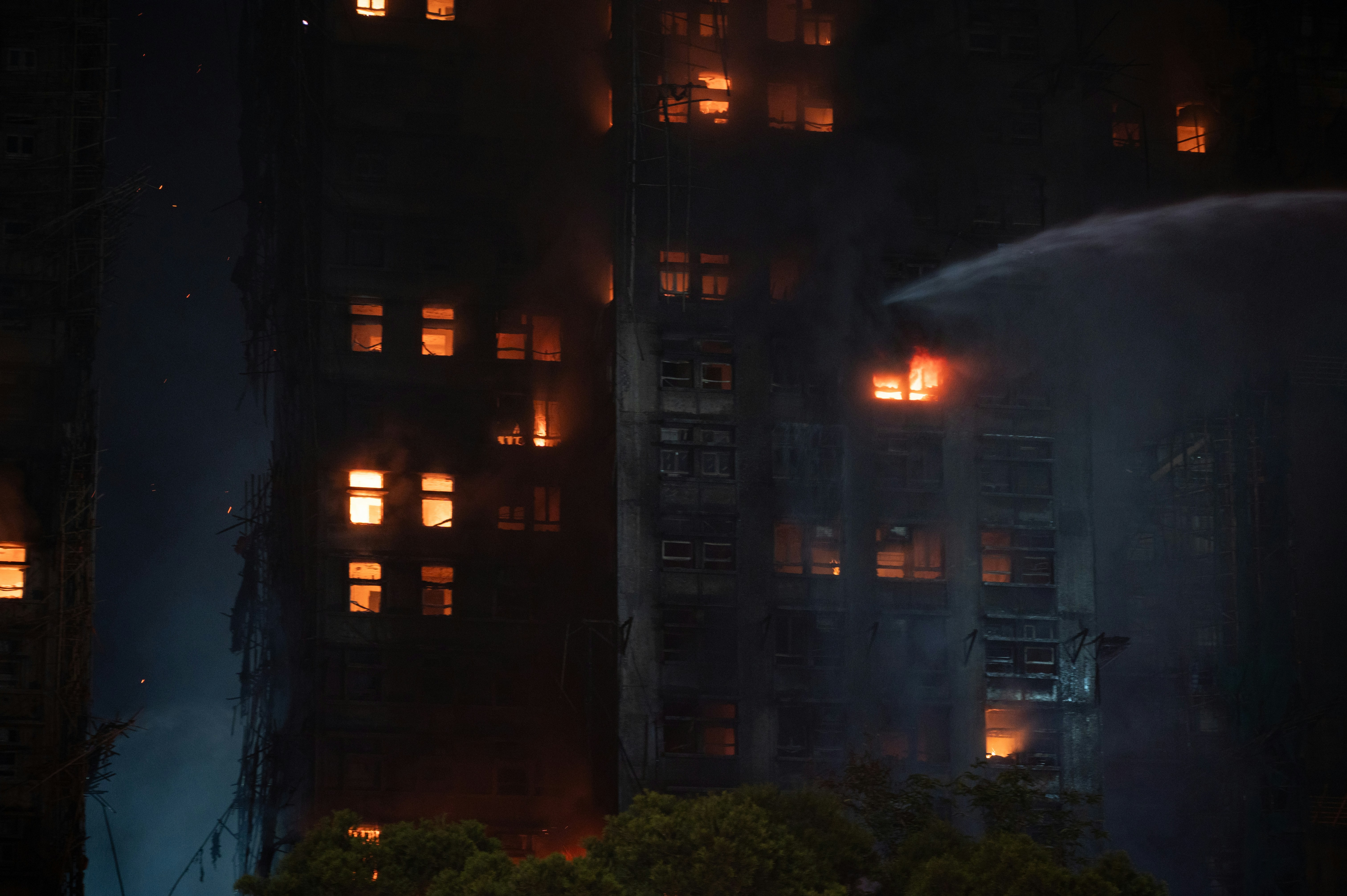 fire damaged apartment building exterior - Apartment complex insurance