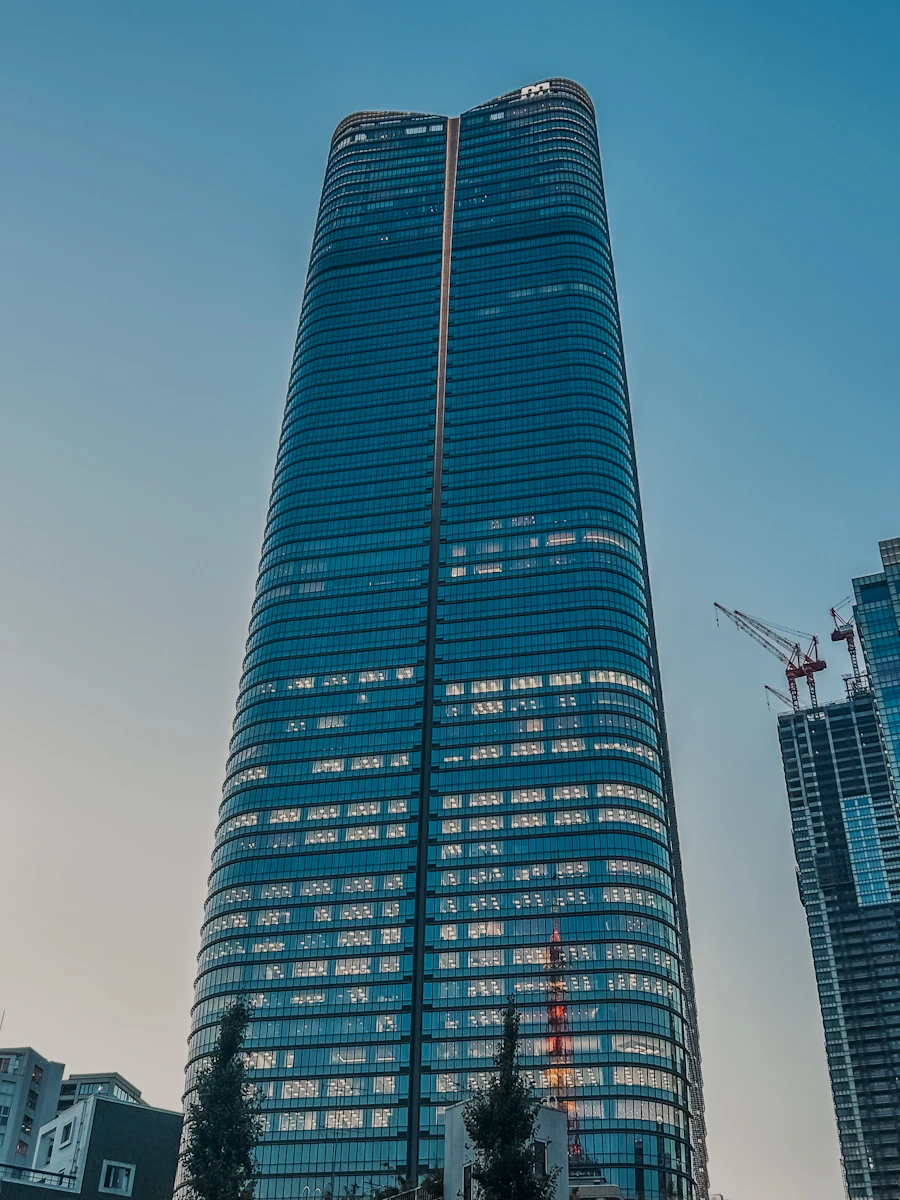 Japan market entry — Tokyo business district