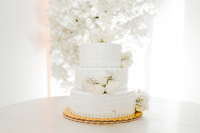 Hochzeitstorte als Platzhalter