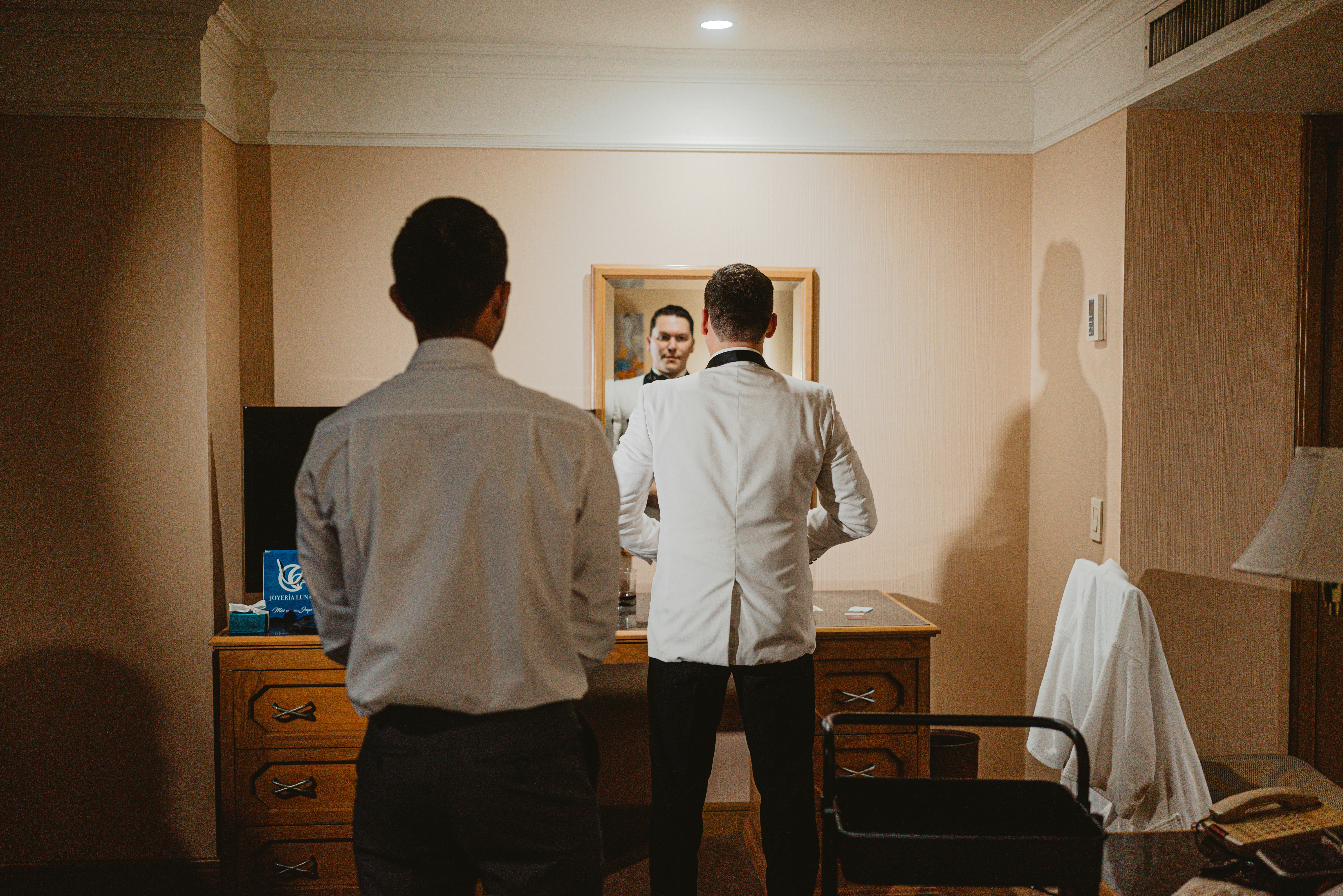 mirror in room