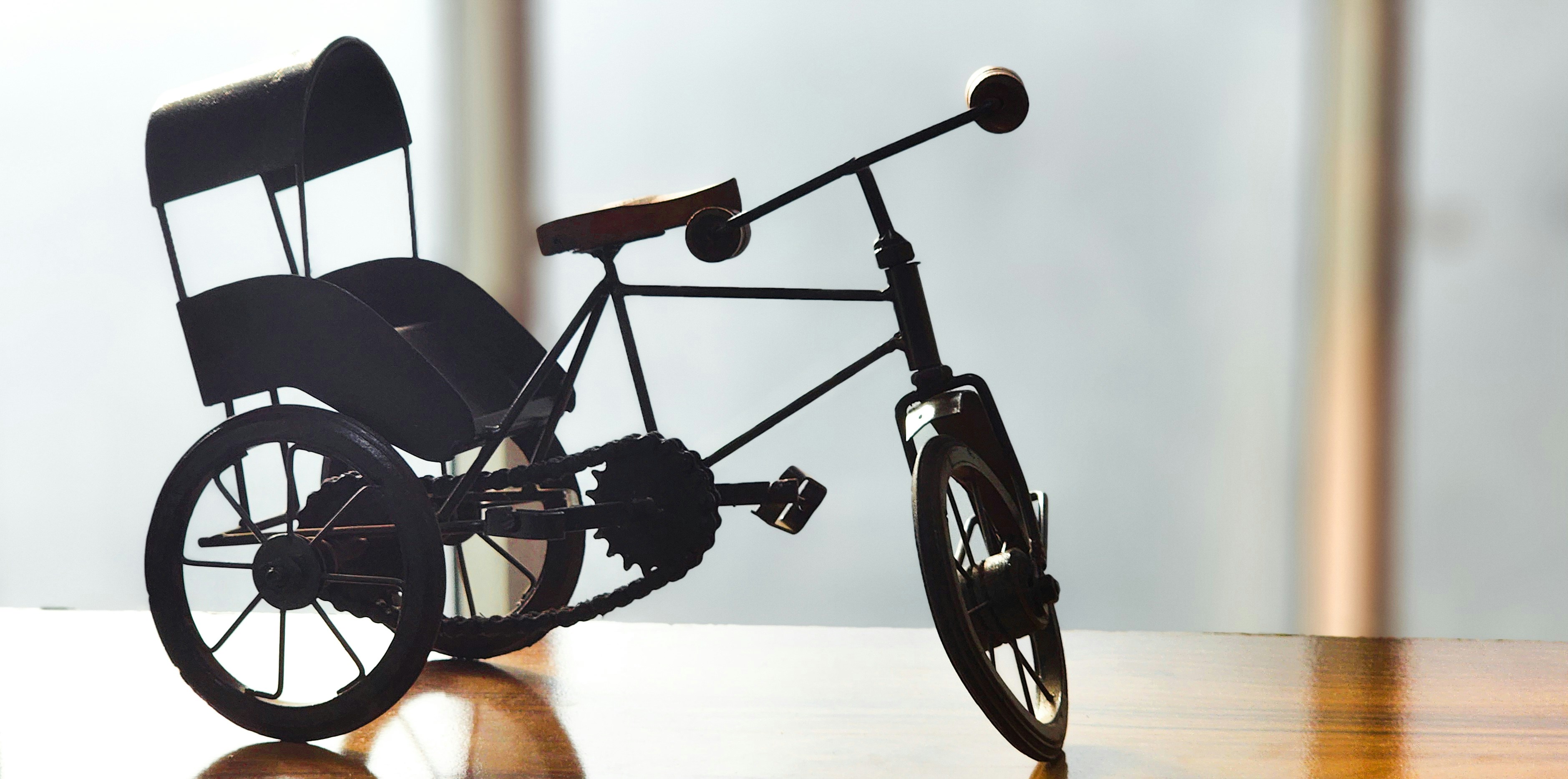 Customized gravel bike with accessories