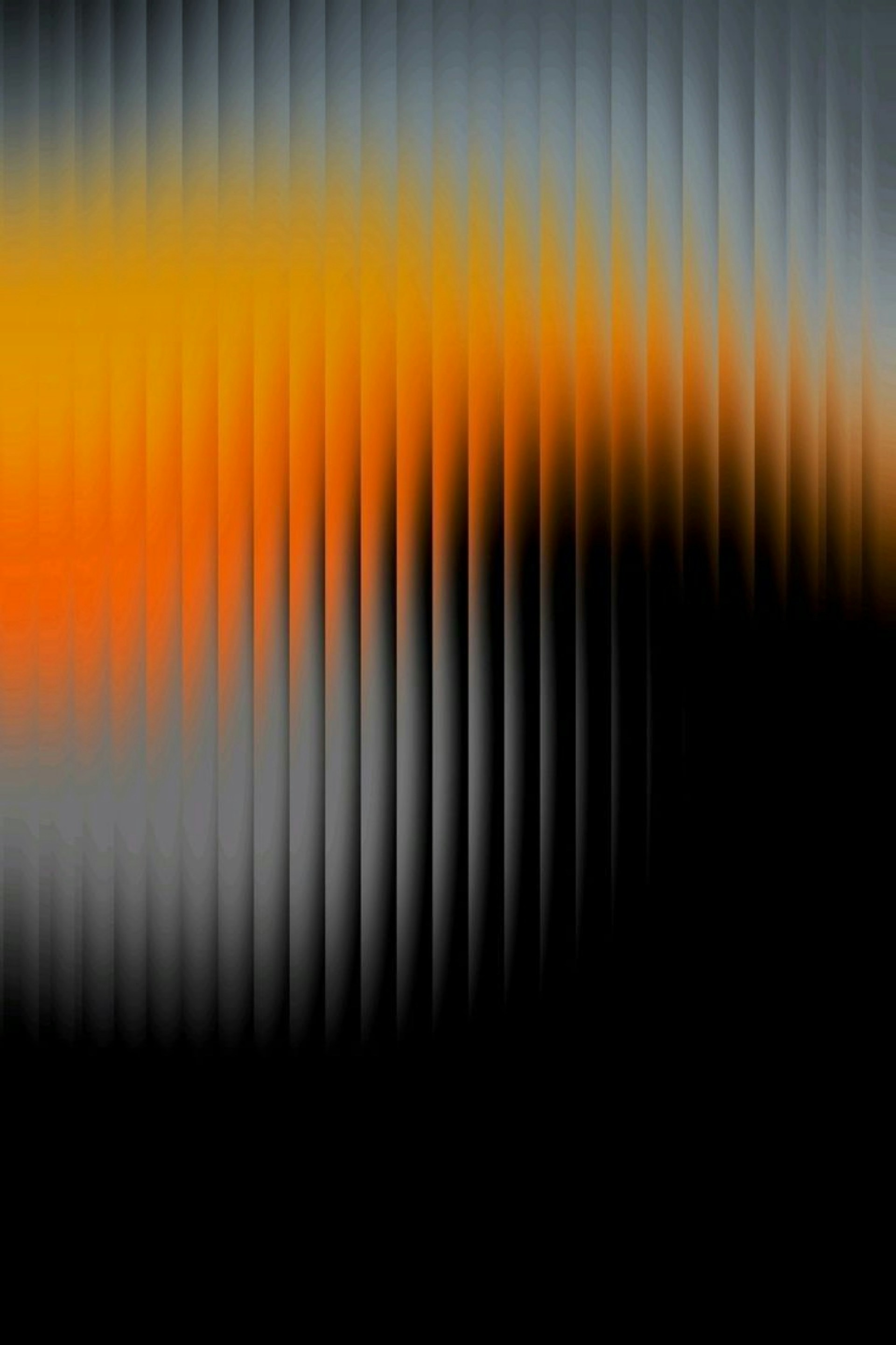 Abstract orange and grey gradient with vertical lines