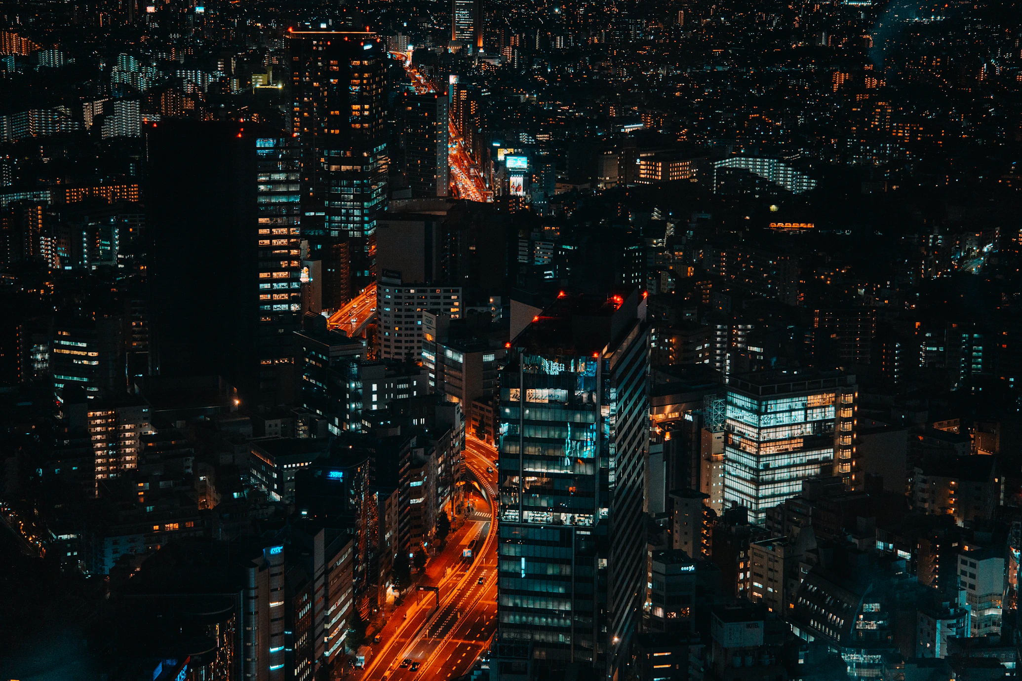 Tokyo at night