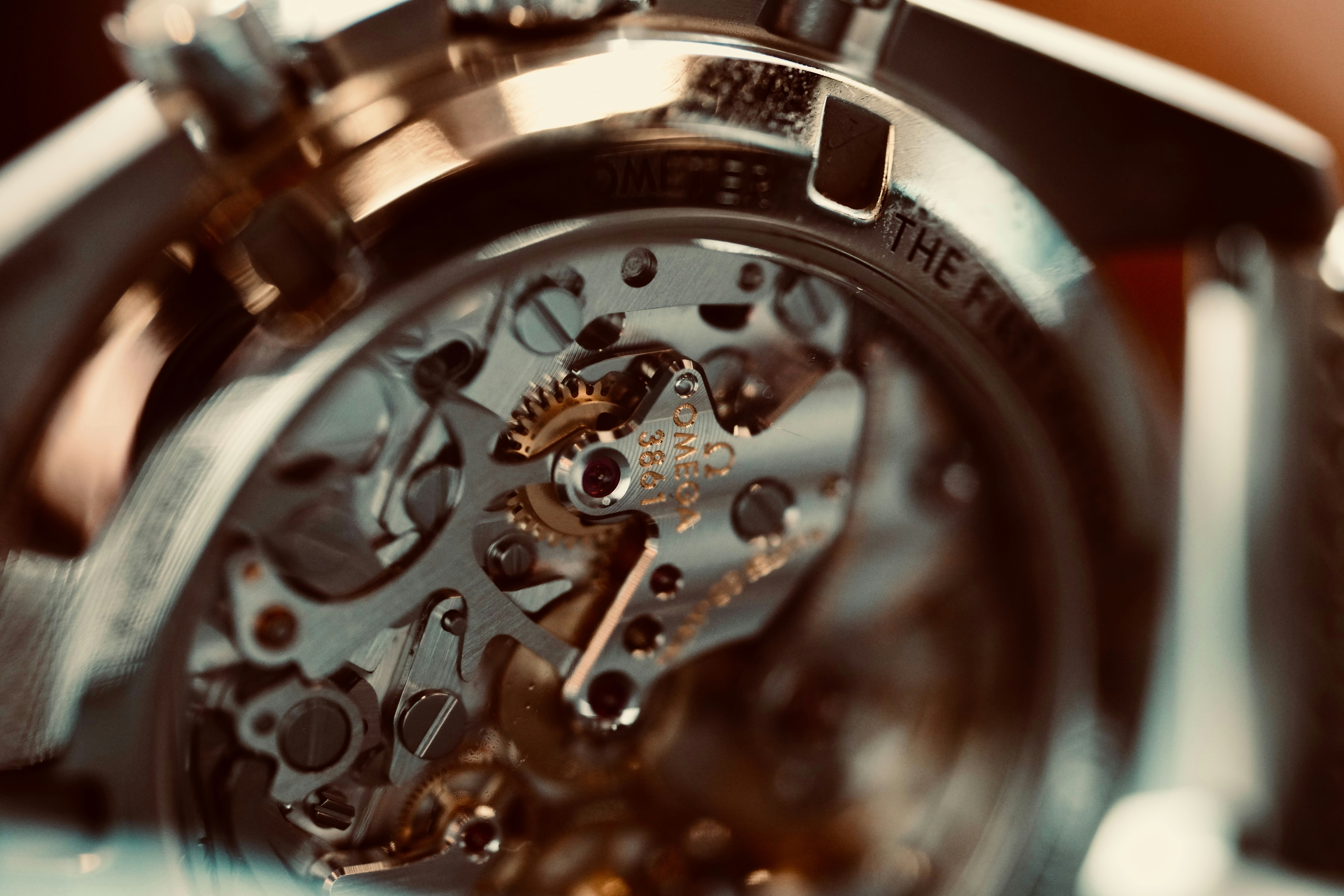 Watch movement gears