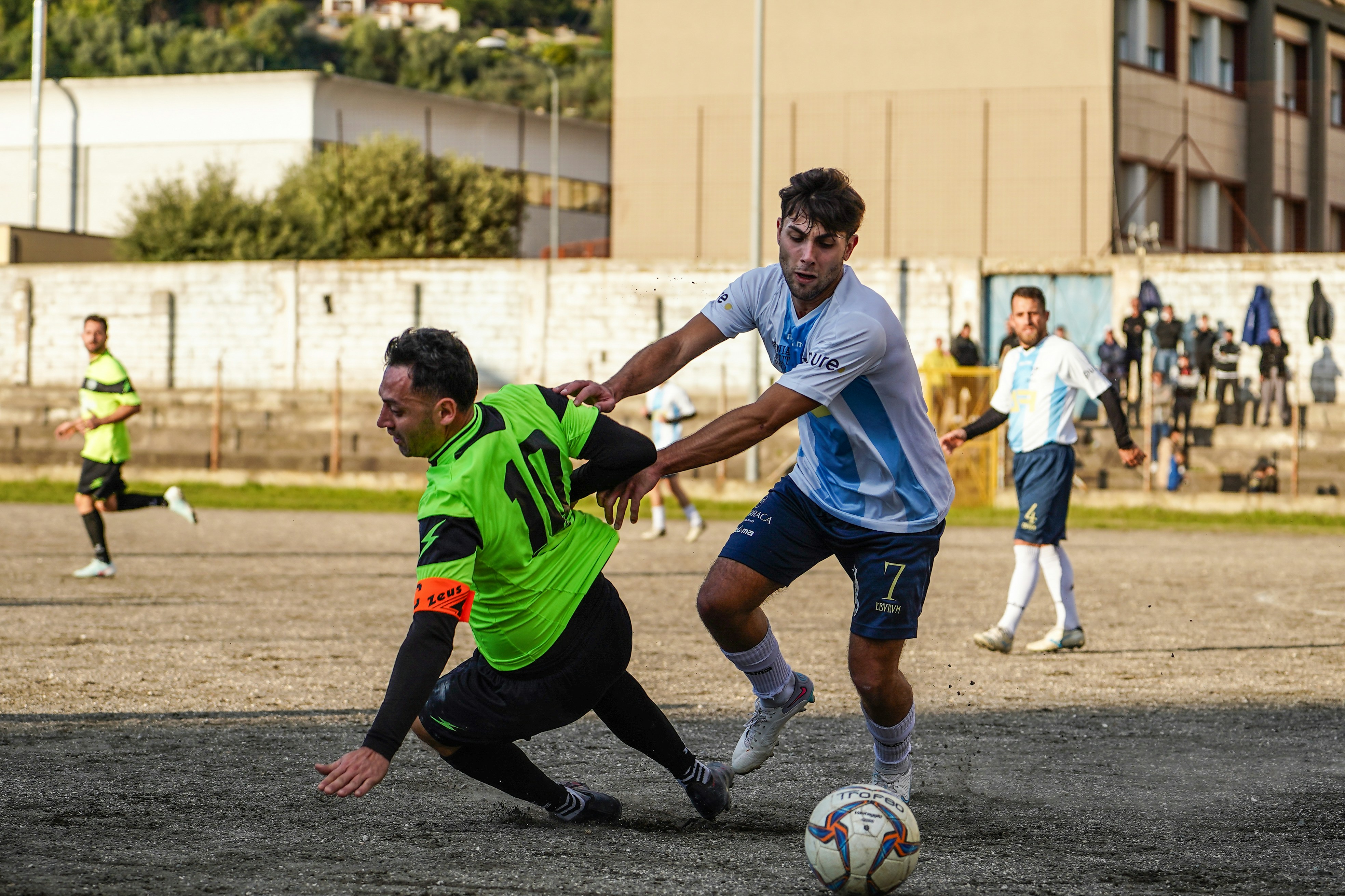 Plumbing team in action moving with speed and precision