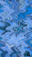 Abstract blue frequencies and waves representing technopathic stress and emotional residue