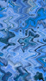 Abstract blue frequencies and waves representing technopathic stress and emotional residue