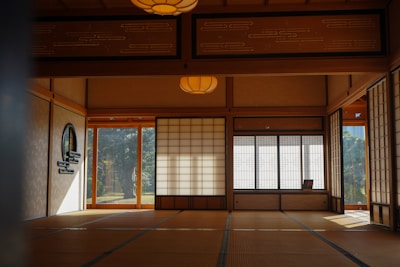 Japanese tatami zen room