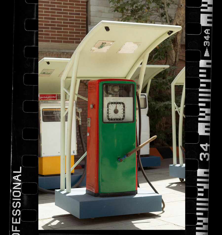 retro gas pump