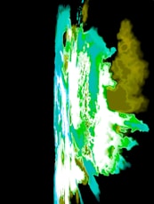 Abstract colorful splash on black background