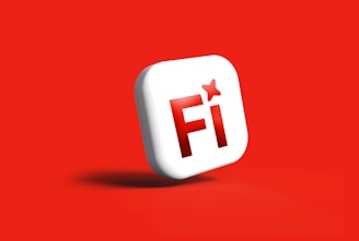 White adobe flash icon with red star on red background