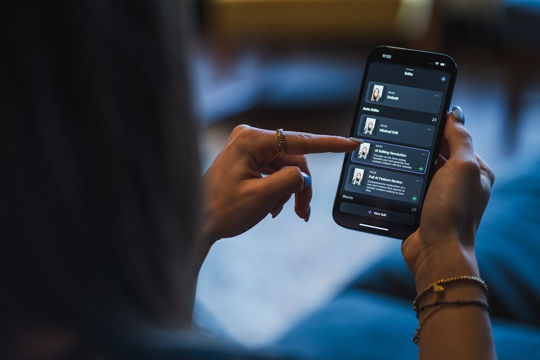 AIを活用した動画編集の様子