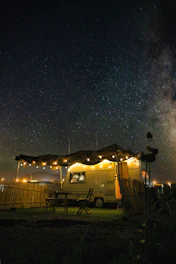 Starry night sky