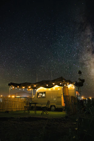 Starry night sky