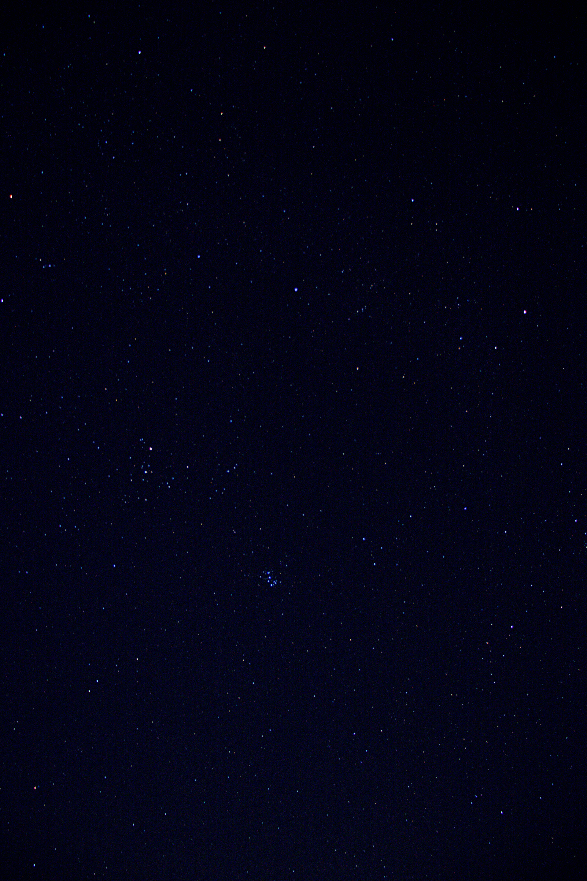 A dark night sky filled with countless stars.