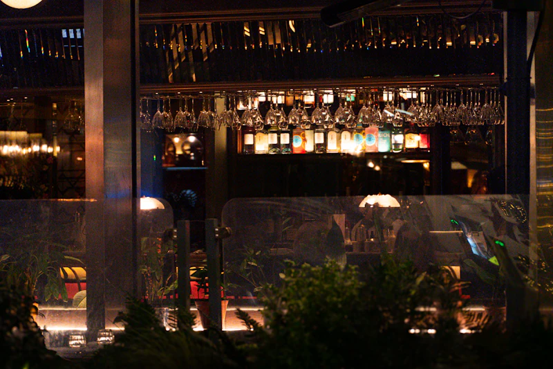 London bar interior