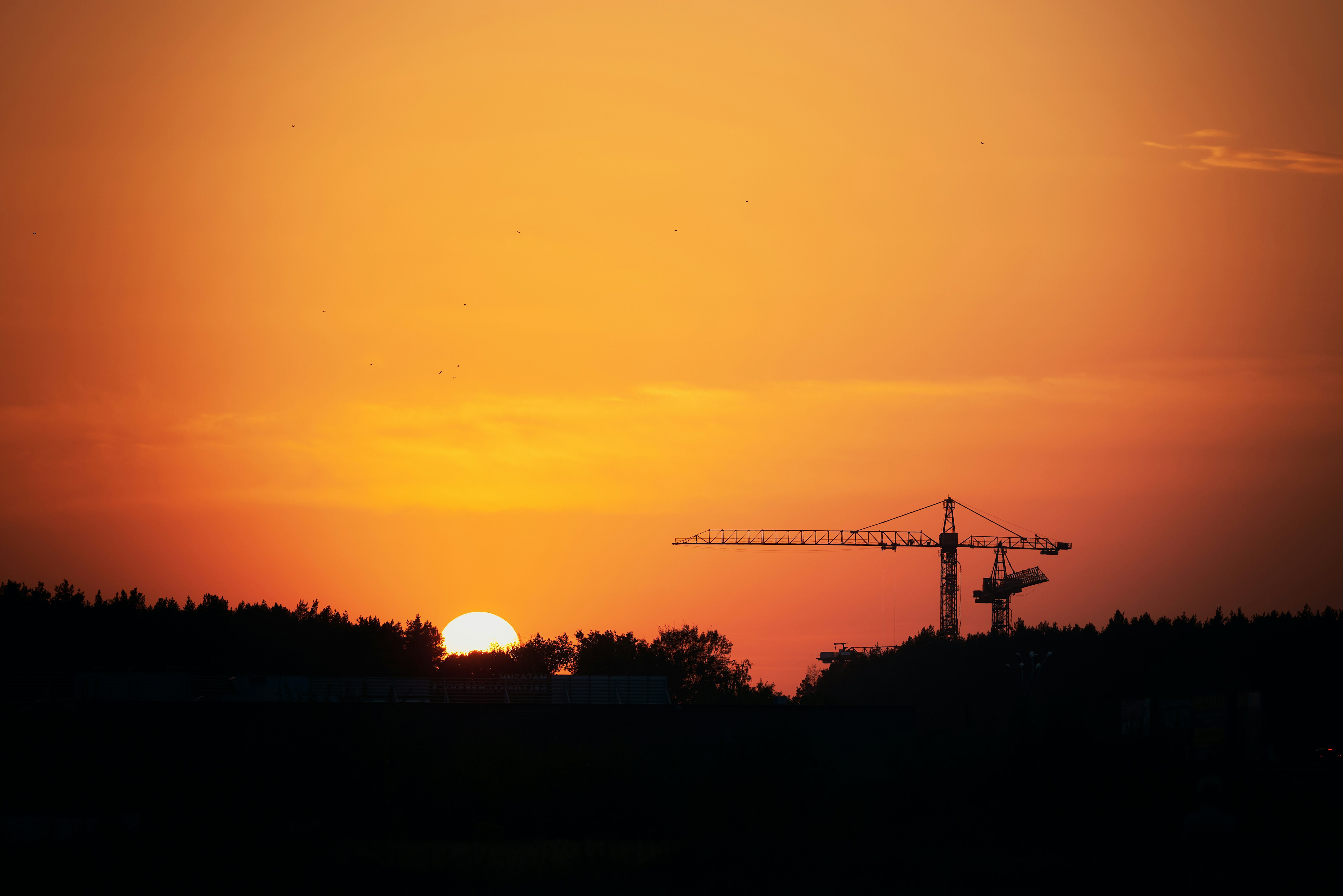 Construction silhouette
