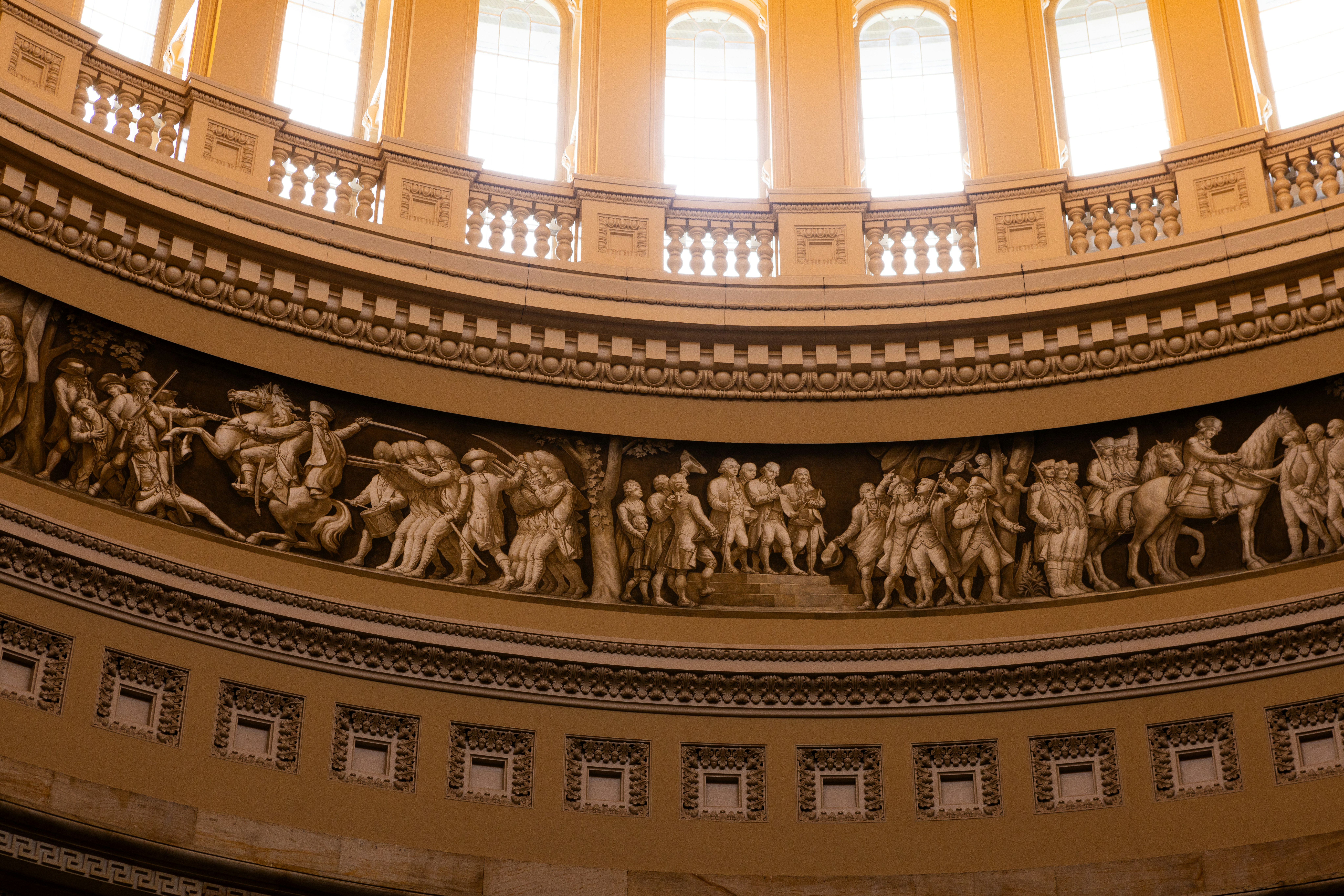 Inside the capital rotunda