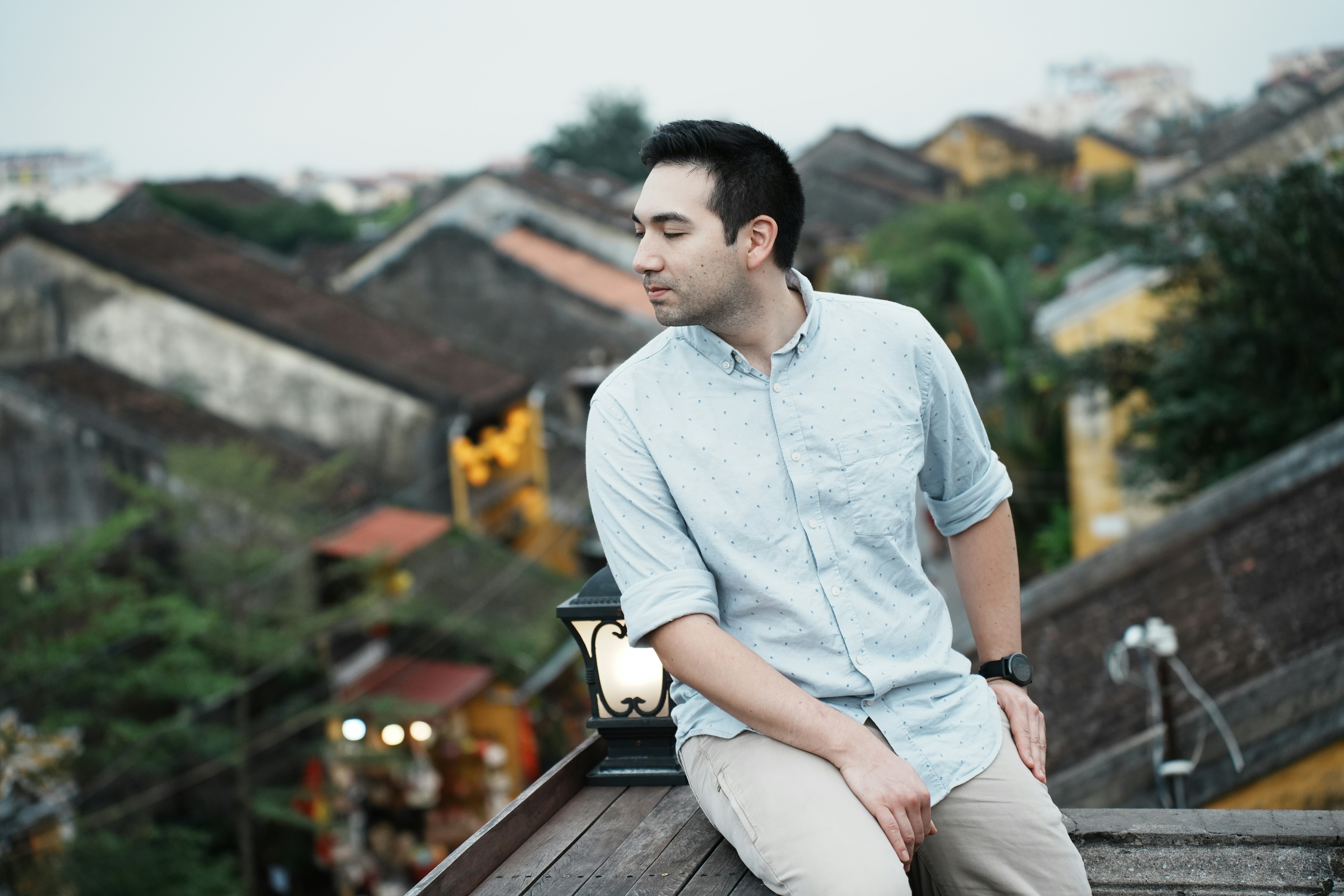 Pantalon Chino Beige