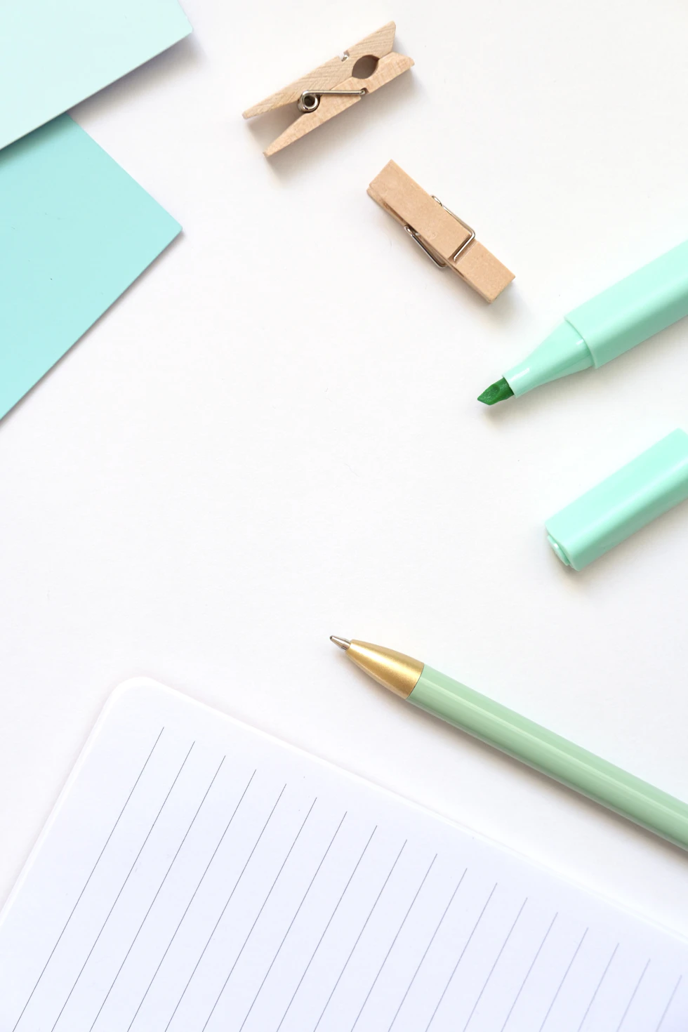 Stationery and visual identity design materials