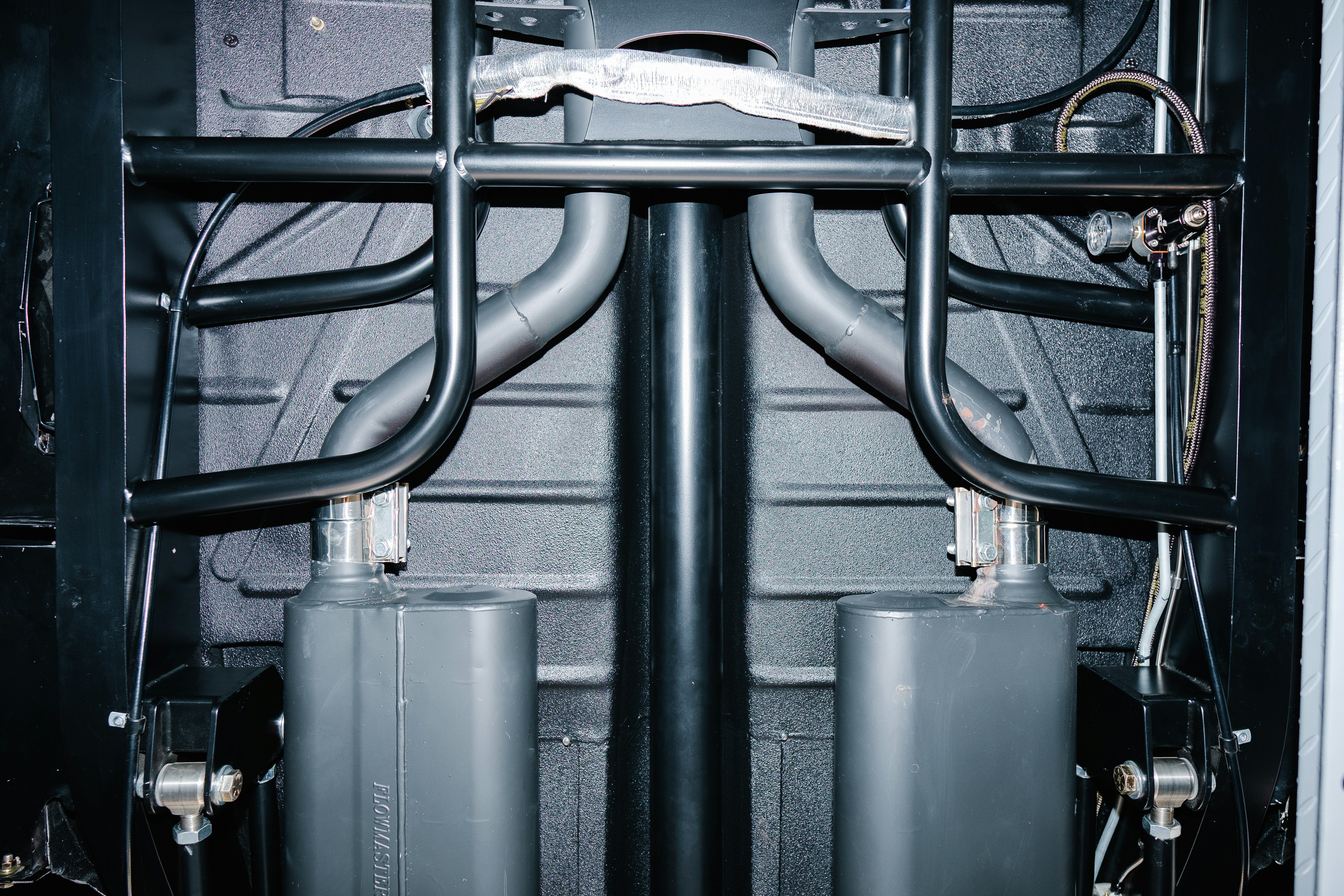 Professional garage workshop setup