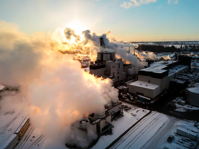 Industrial chimney thermal