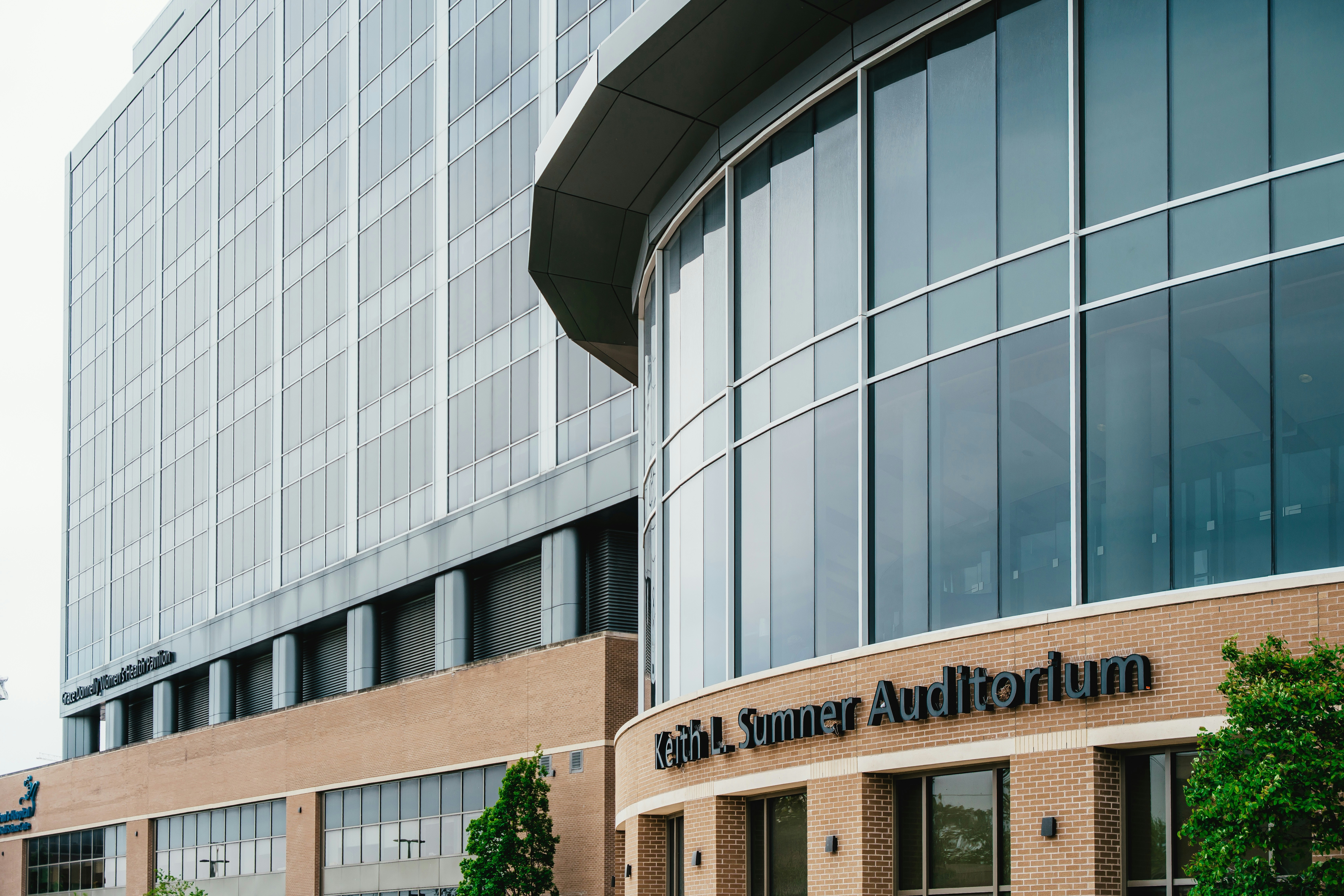 Modern college building