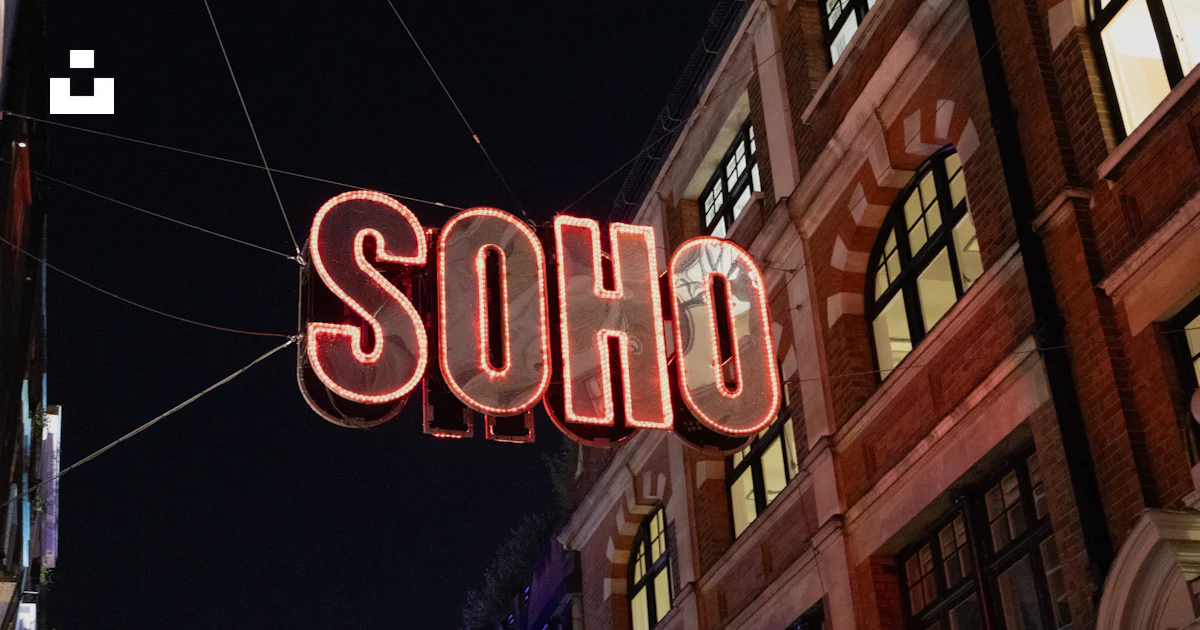 Soho Sign Sample Soho neon sign glowing at night photo – Free Travel Image on Unsplash