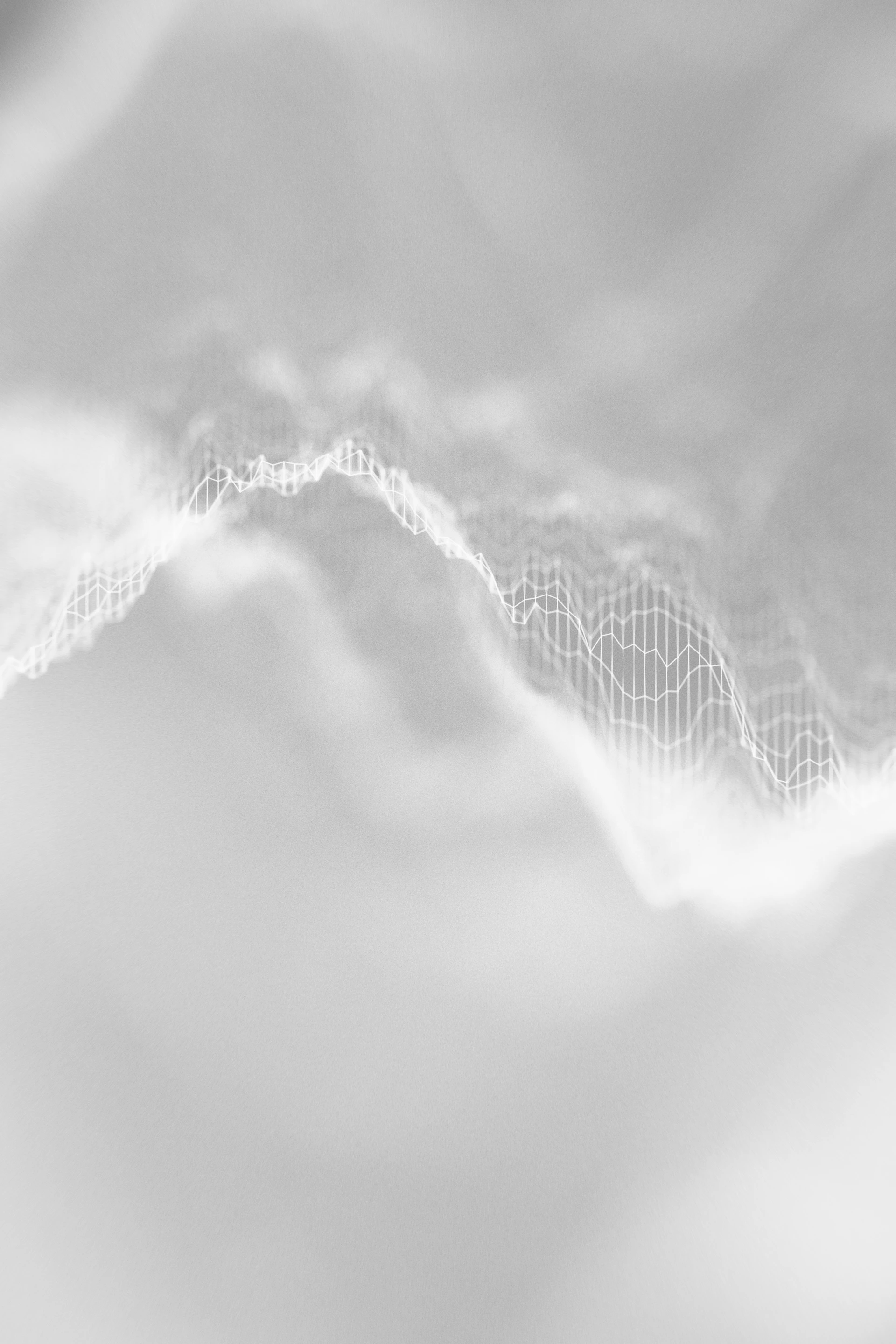 Abstract white wavy lines on a soft background