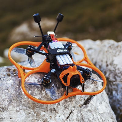 FPV drone filming indoor flythrough video in one continuous shot