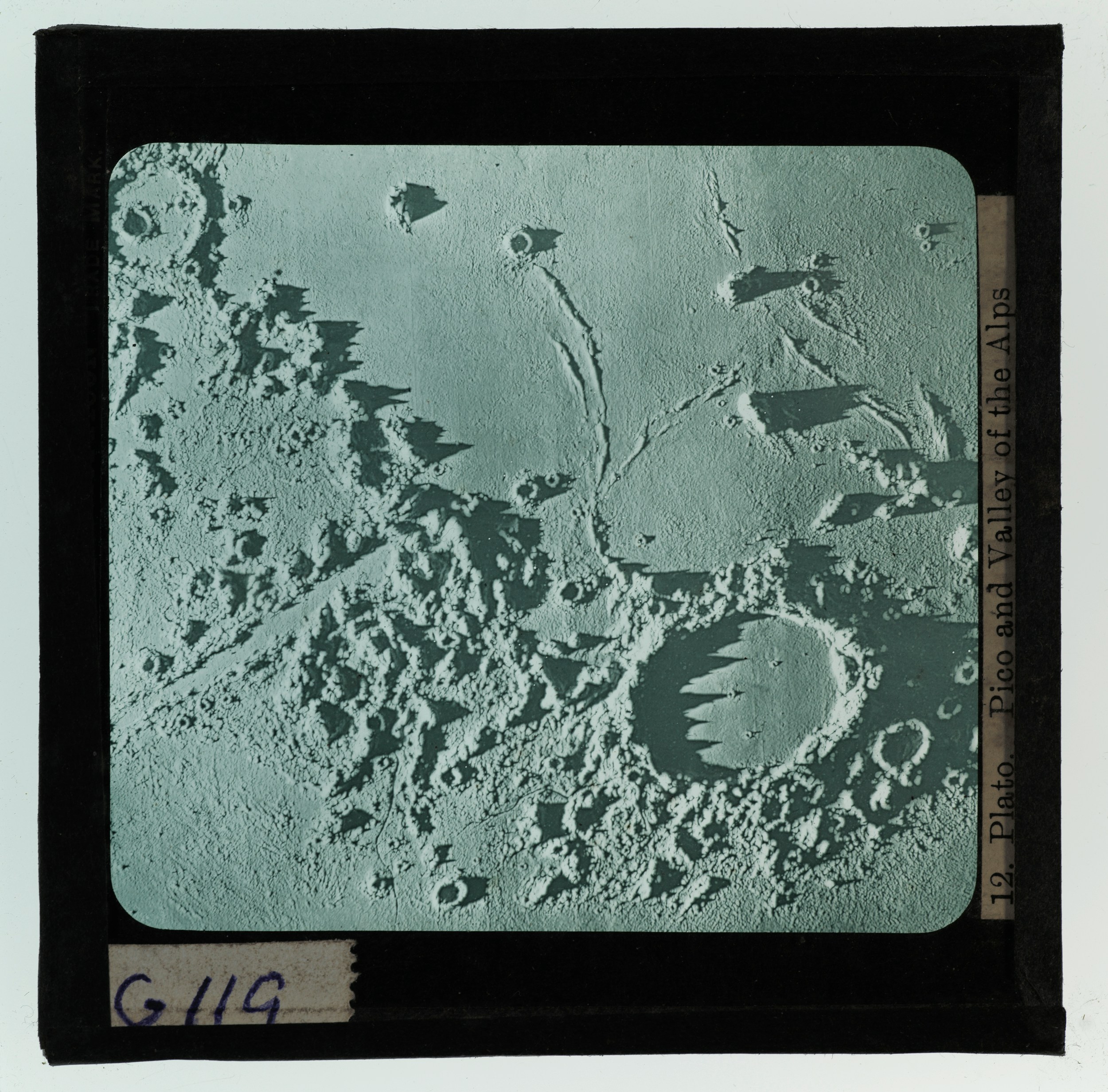 A detailed relief map of the lunar surface