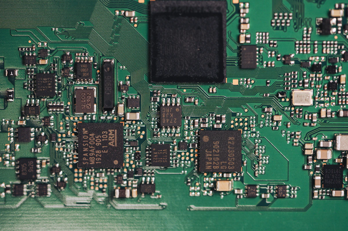 Electronic circuit board, editorial image