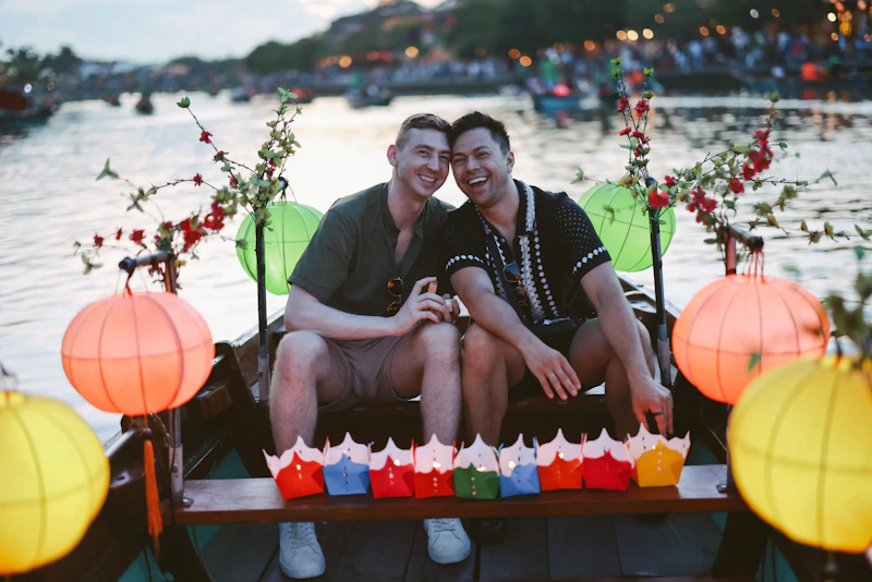 浪漫之夜，灯火与爱