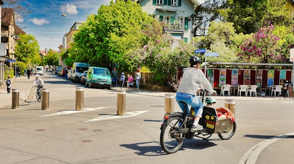 Vélo + remorque