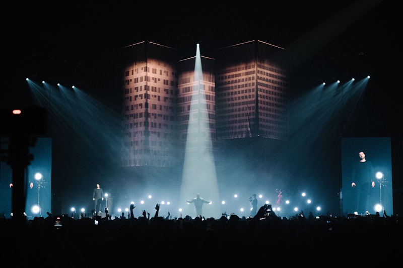 Palco montado
