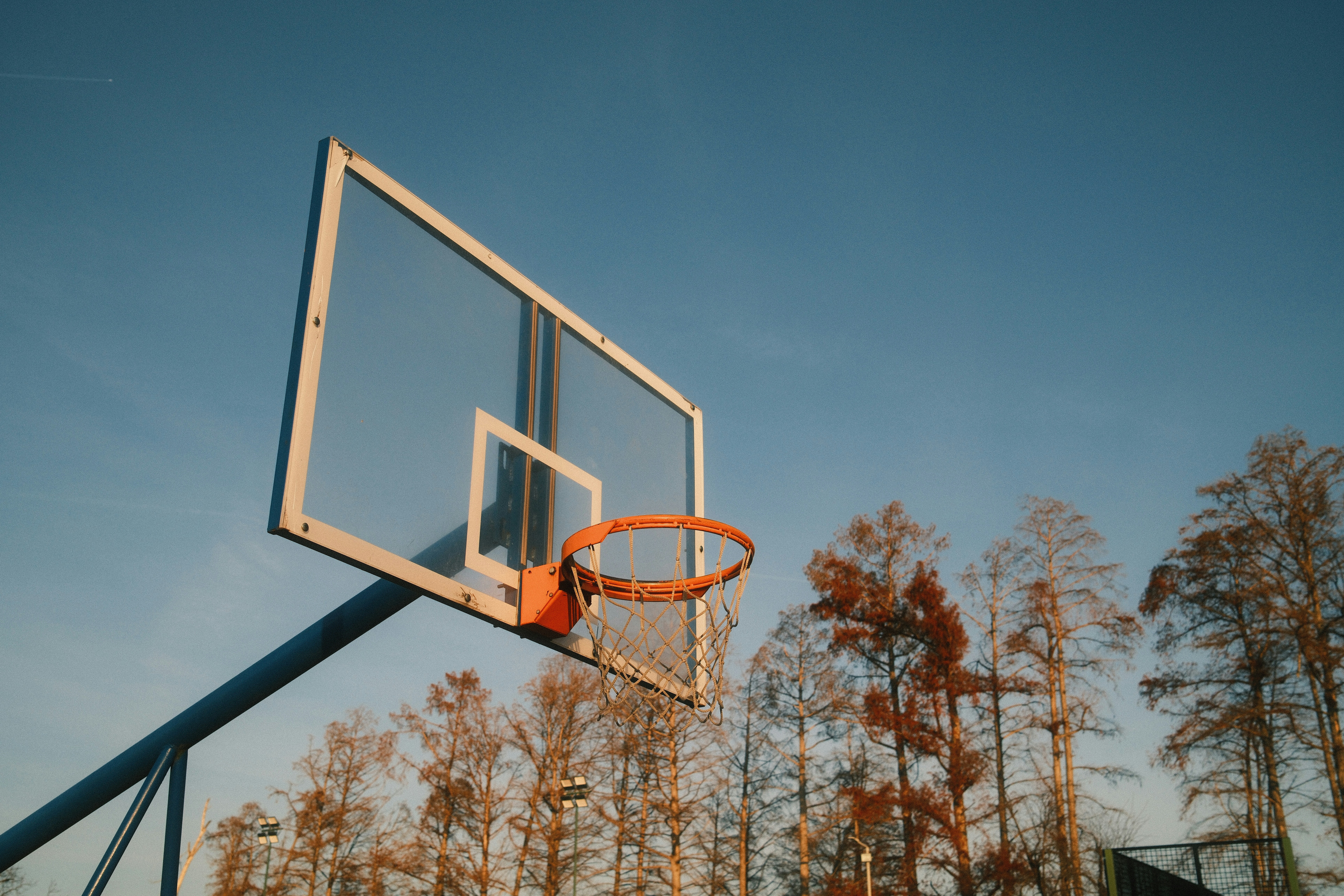Disputa de rebote en la pintura durante un partido de NBA