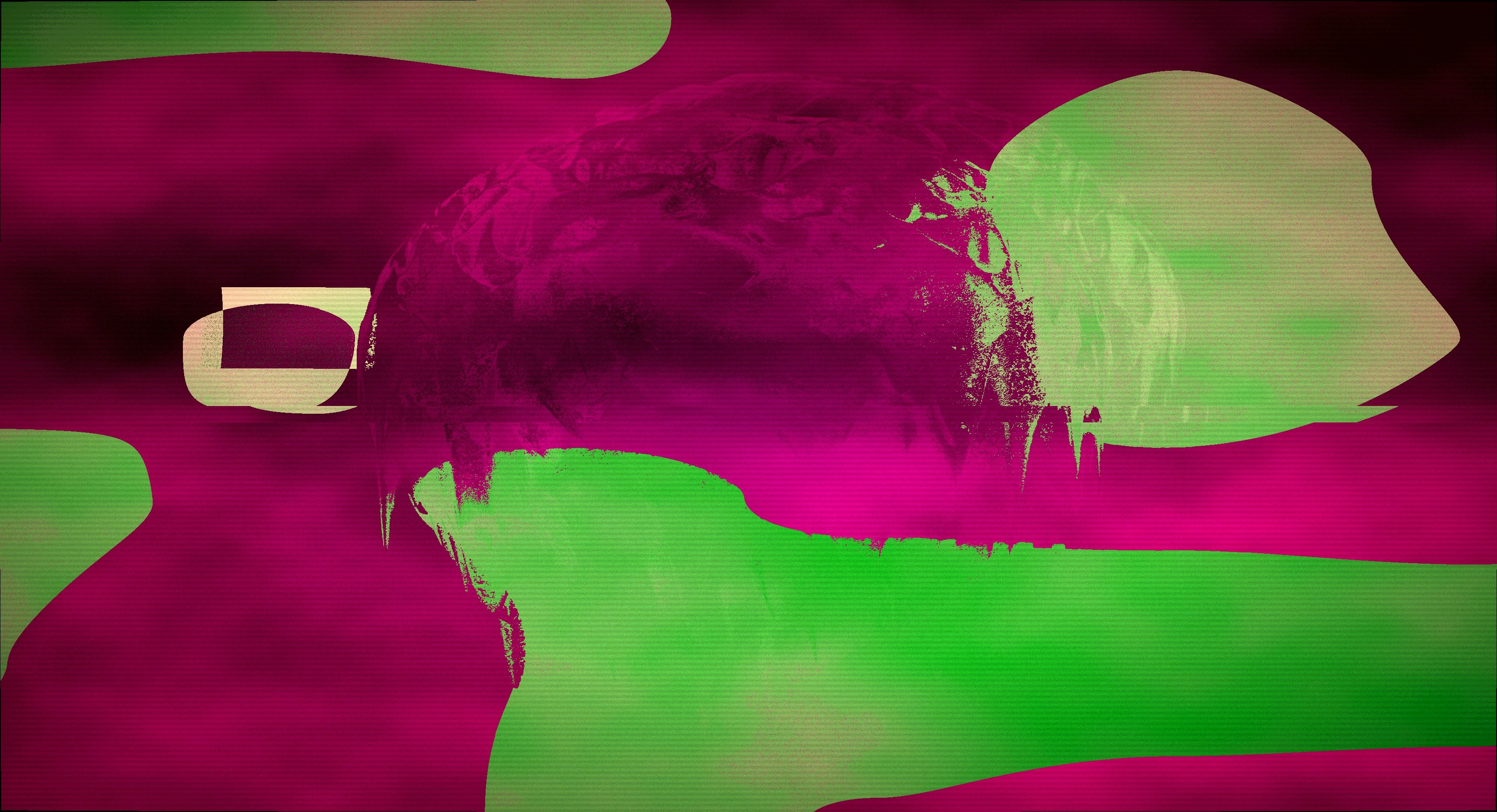 抽象的なデジタルアート