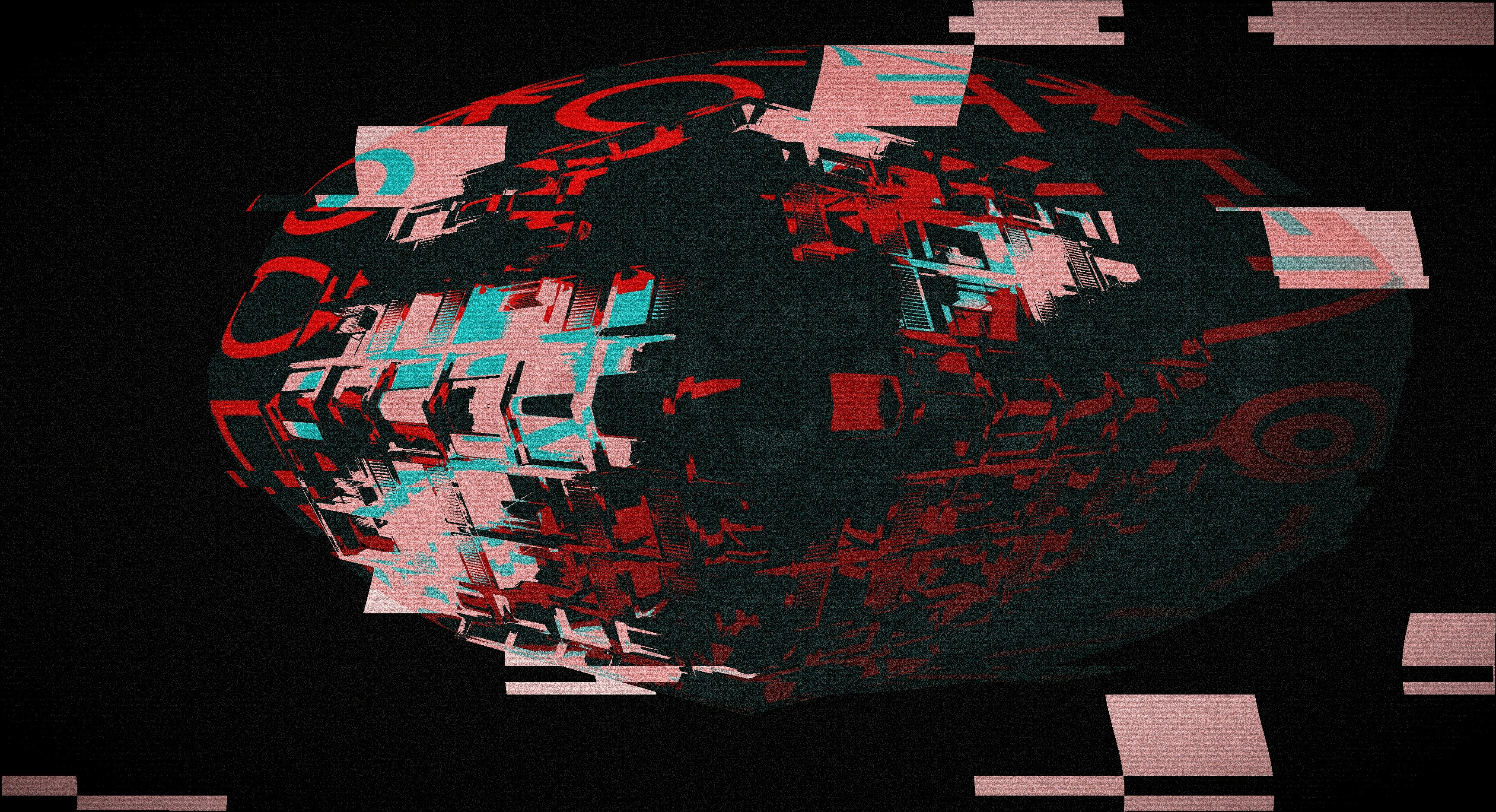 A digital rendering of a globe overlaid with a network of connections, some highlighted in red, suggesting a global surveillance network.