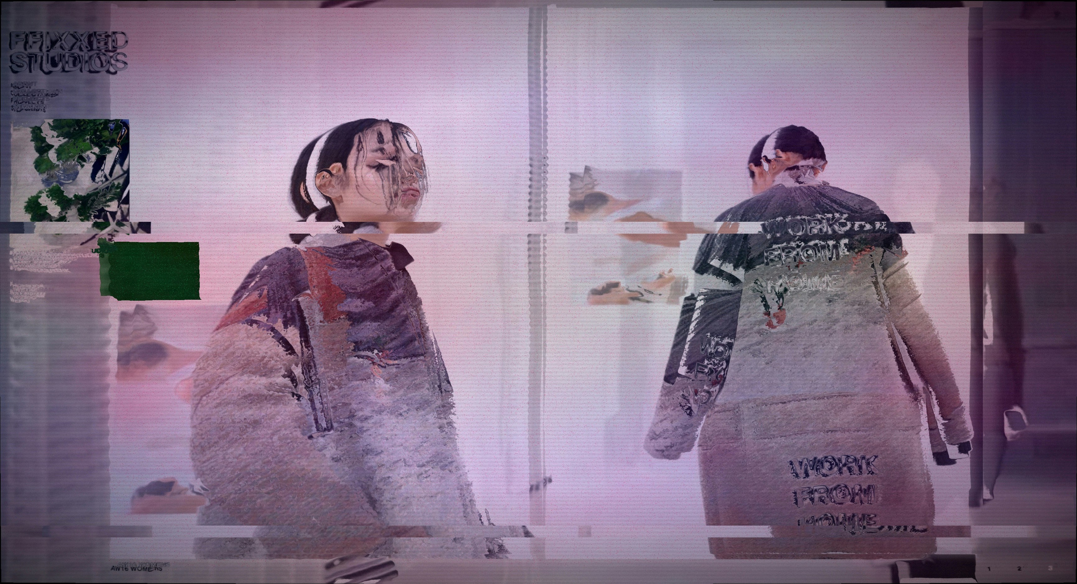 Streetwear clothing display