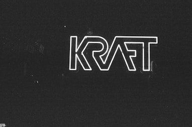Kraft logo on a black background