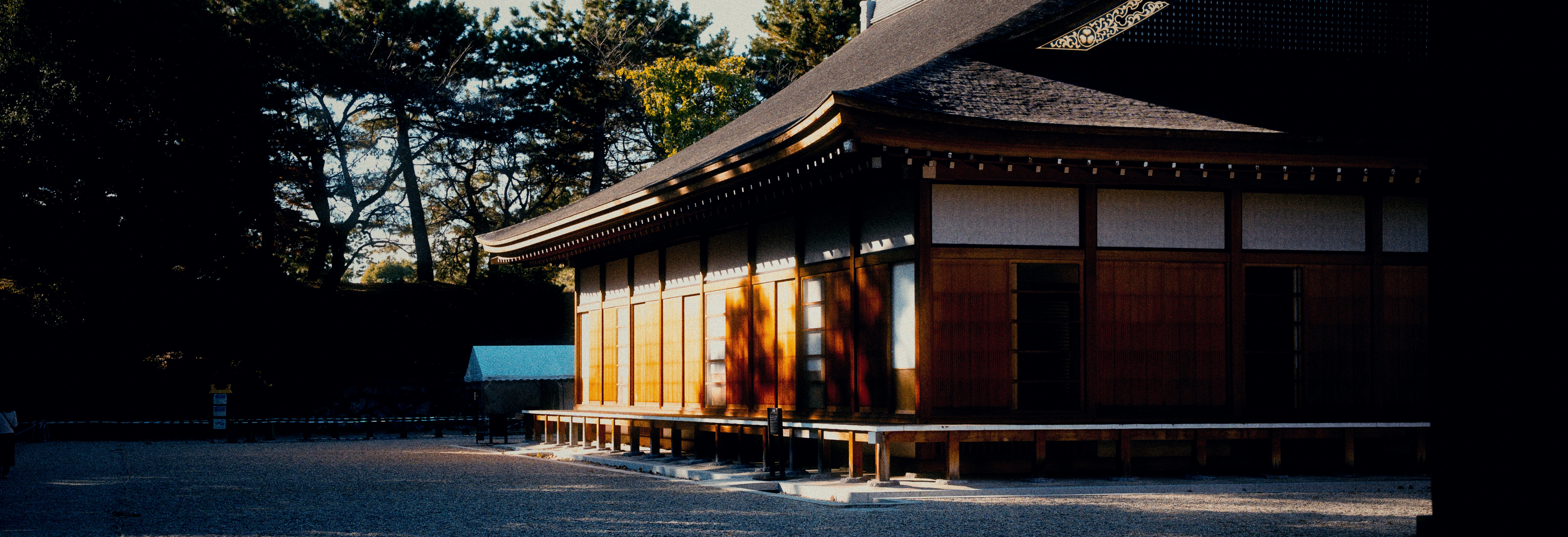 Traditional japanese building with wooden exterior