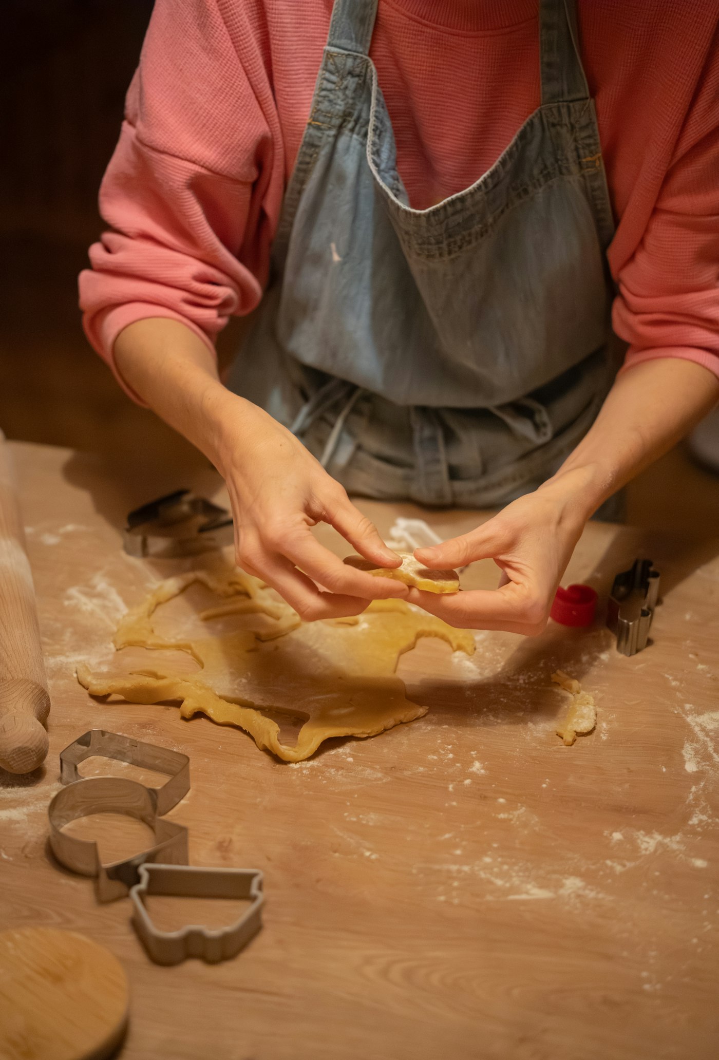 Préparation de pâte et emporte-pièces
