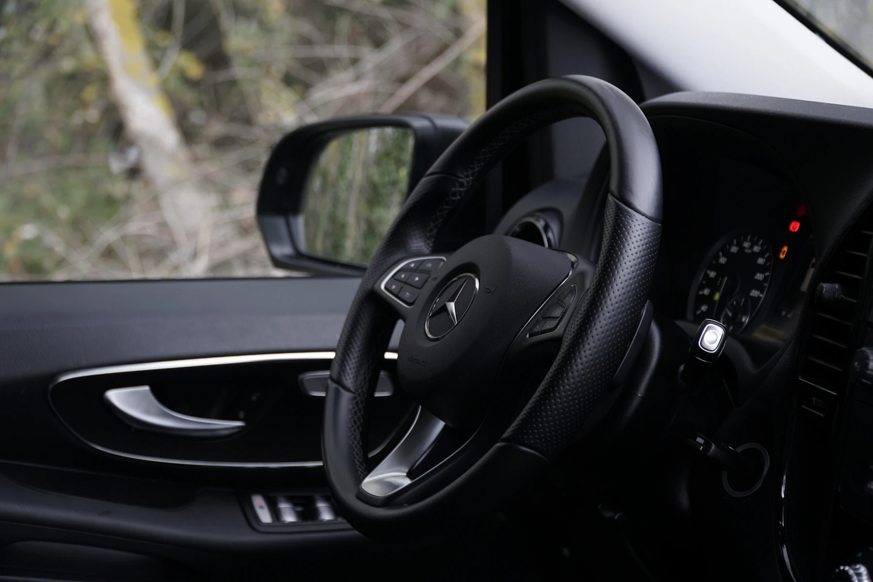 Modern car dashboard and interior prepared for everyday driving