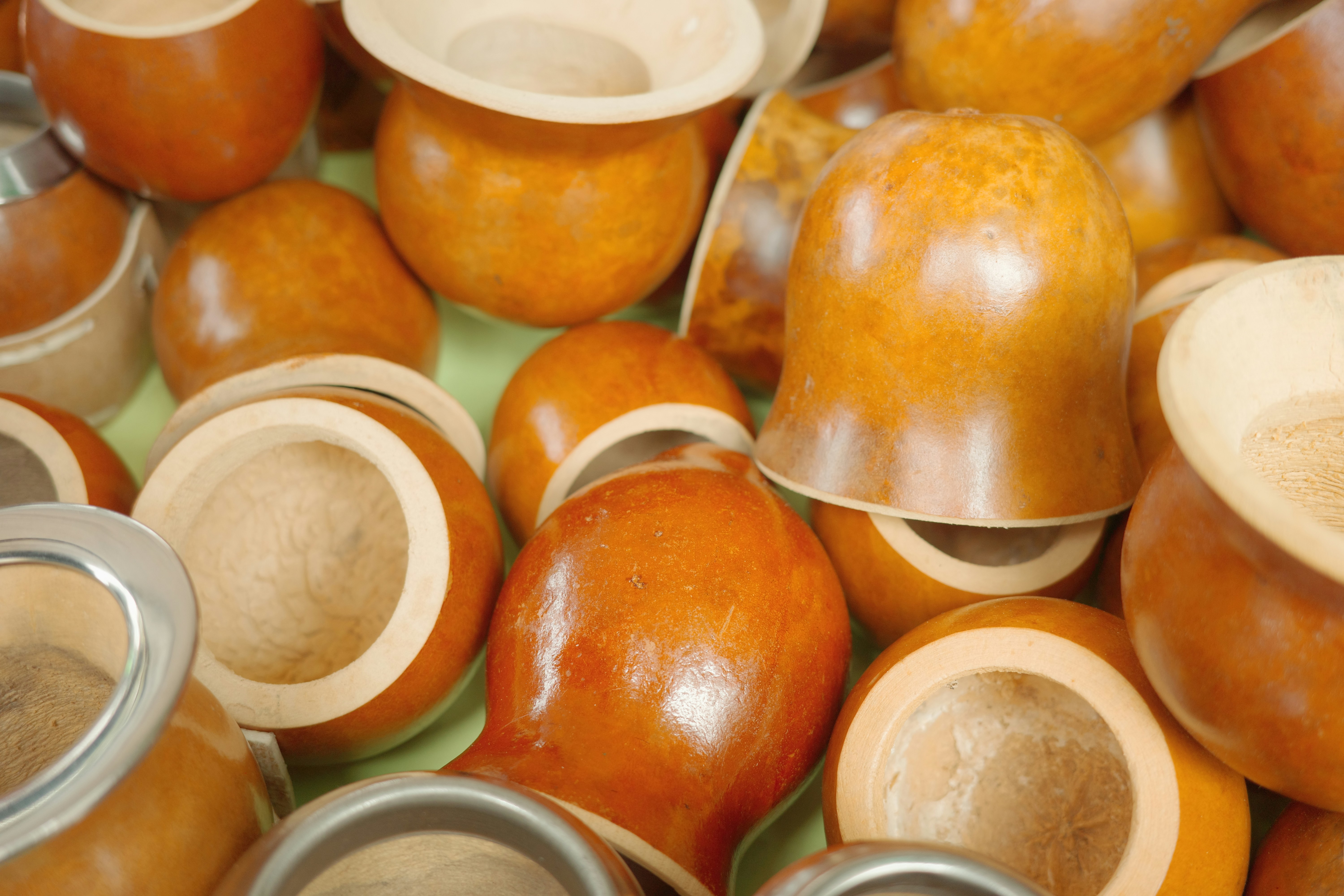 Group of dried gourds for sale