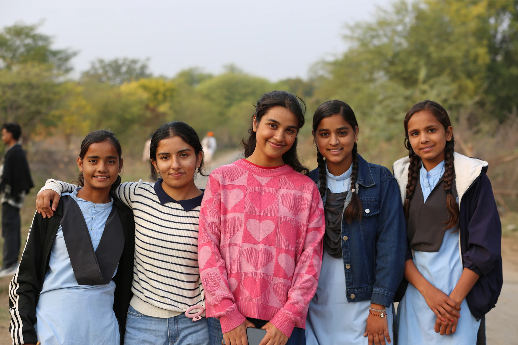 Indian college students ready for admissions