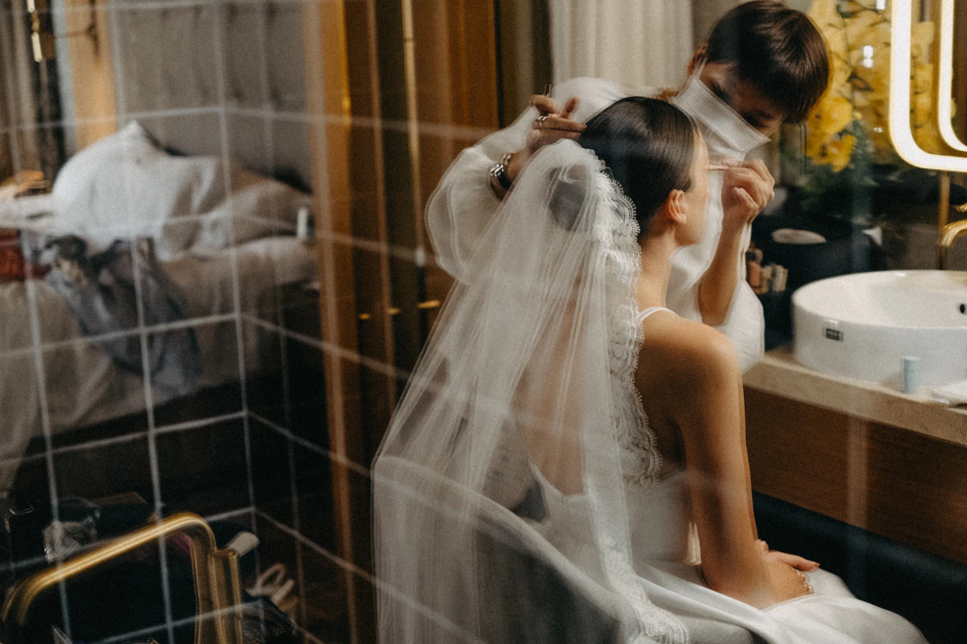 Bride styling session — Singapore bridal studio