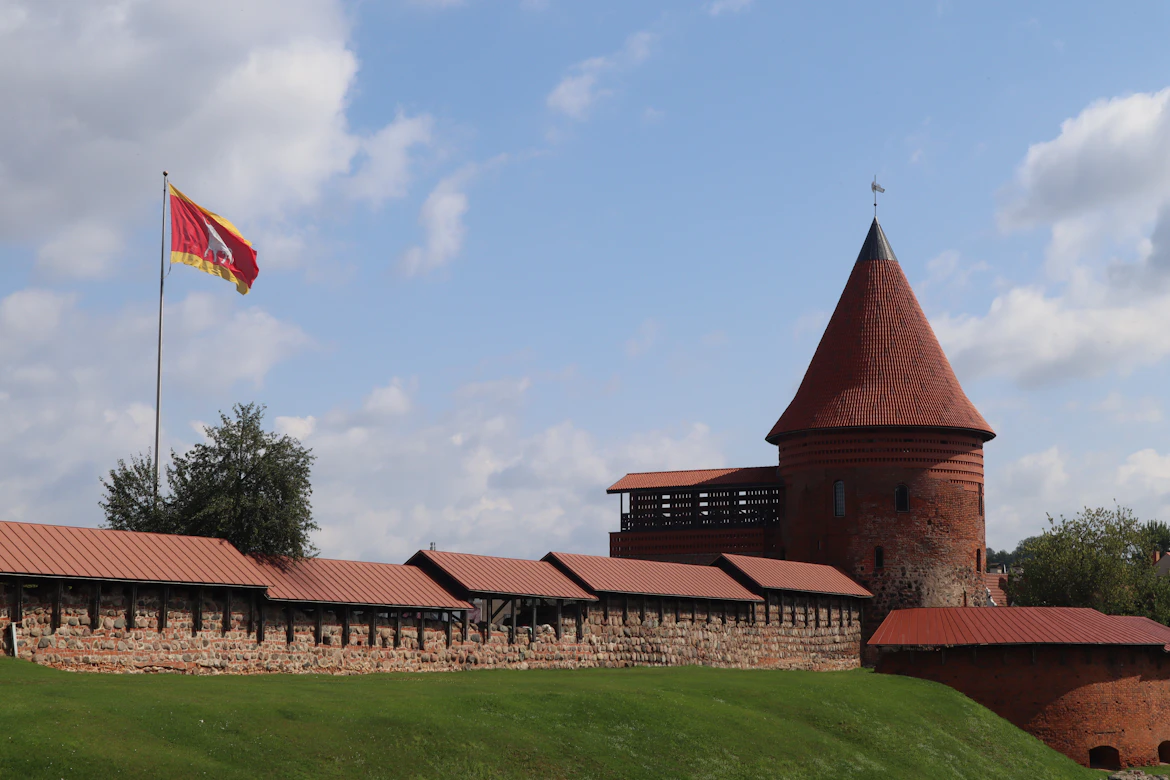 Kaunas Castle sitting near the river confluence