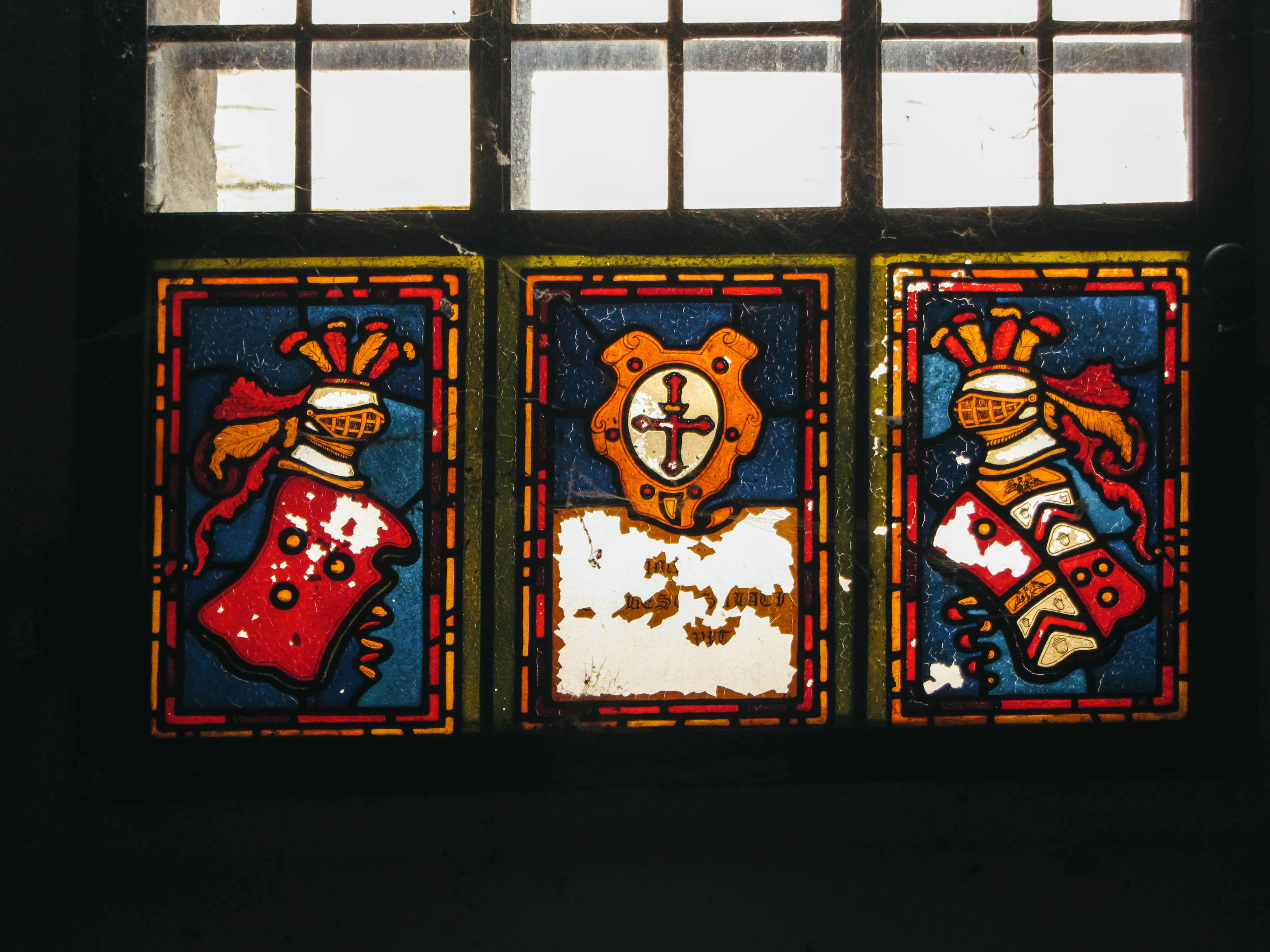 Stained glass windows in the Complex of the Seven Churches in Bologna