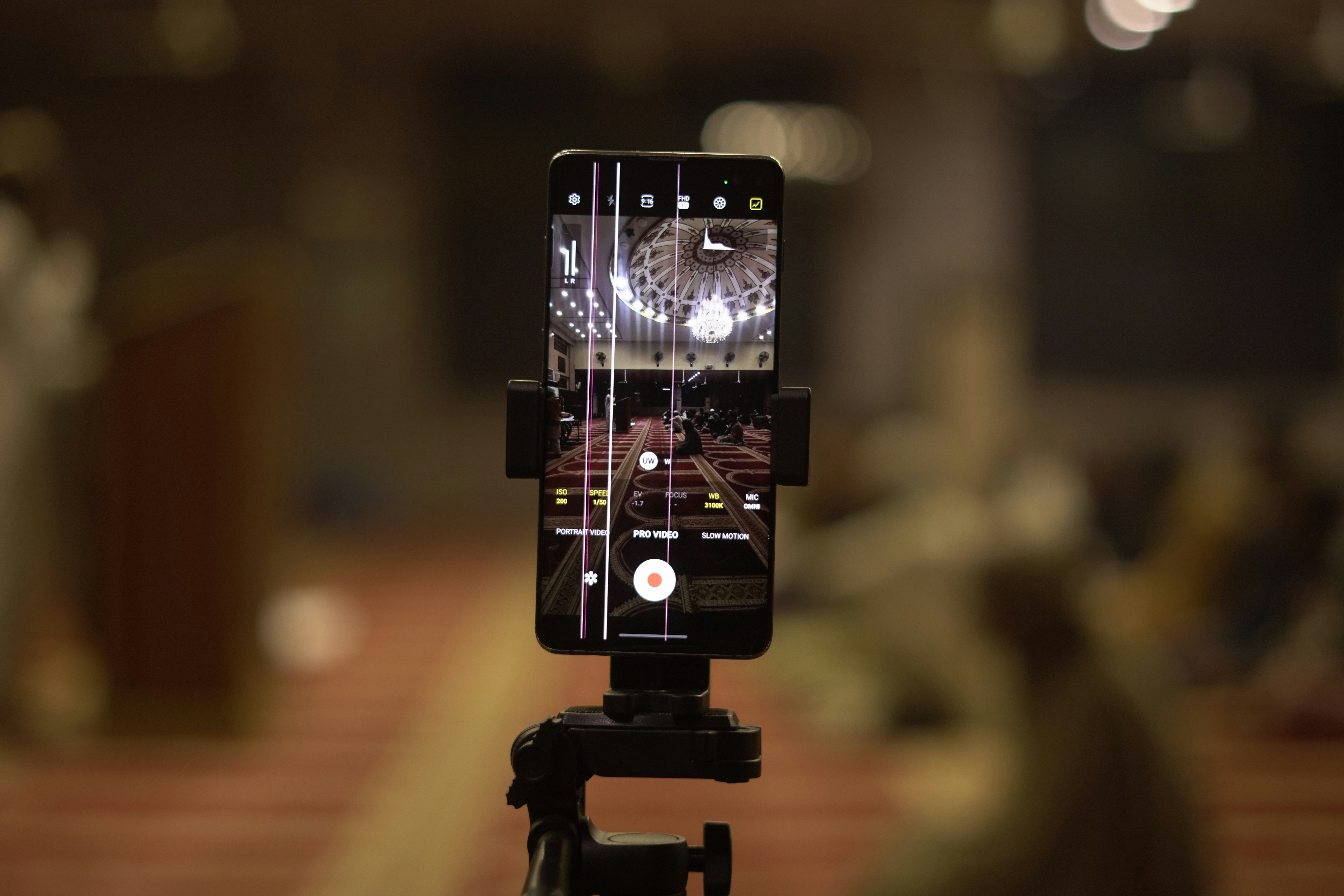 Mosque recording setup